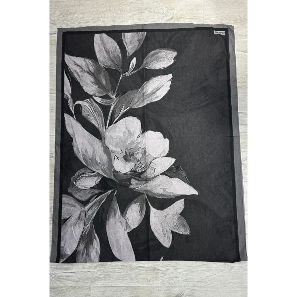 Dijital Bambu Pamuklu Şal 017GR